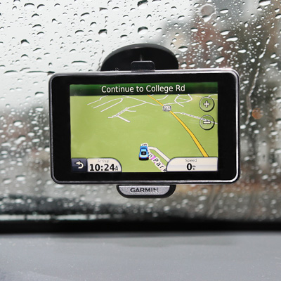 GARMIN® nüvi® 3760 LMT - This new GPS is a combination of sleekness and function. It offers turn-by-turn directions and traffic information. The new nüvi has a multi-touch display that you can use either horizontally or vertically and is less than 9 mm thick. Perfect for pedestrian and car navigation!  
